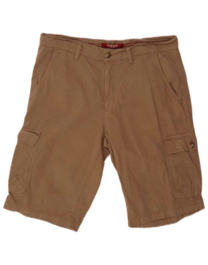 CARRERA Mens Regular Cargo Shorts IT 48 Medium W32  Brown Cotton