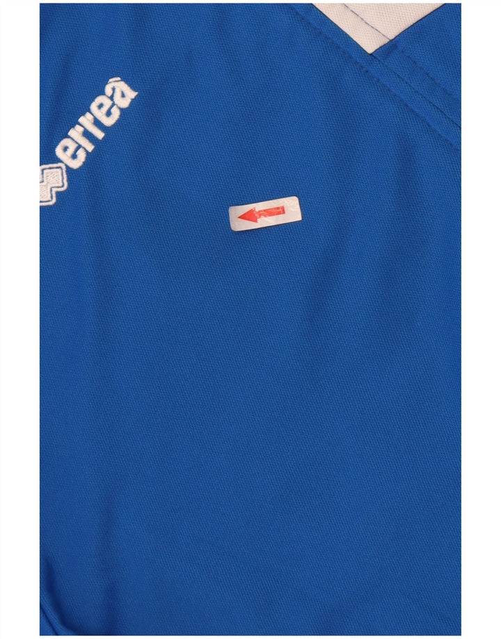 Errea Herren-Trainingsanzug-Oberteil, Jacke, 3XL, blaues Farbblock-Polyester