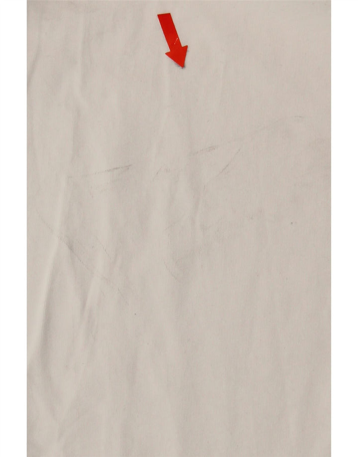 ADIDAS Mens T-Shirt Top XL White Vintage Adidas and Second-Hand Adidas from Messina Hembry 