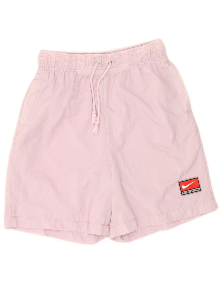 Nike Damen Sportshorts UK 8 Small Lila Polyester
