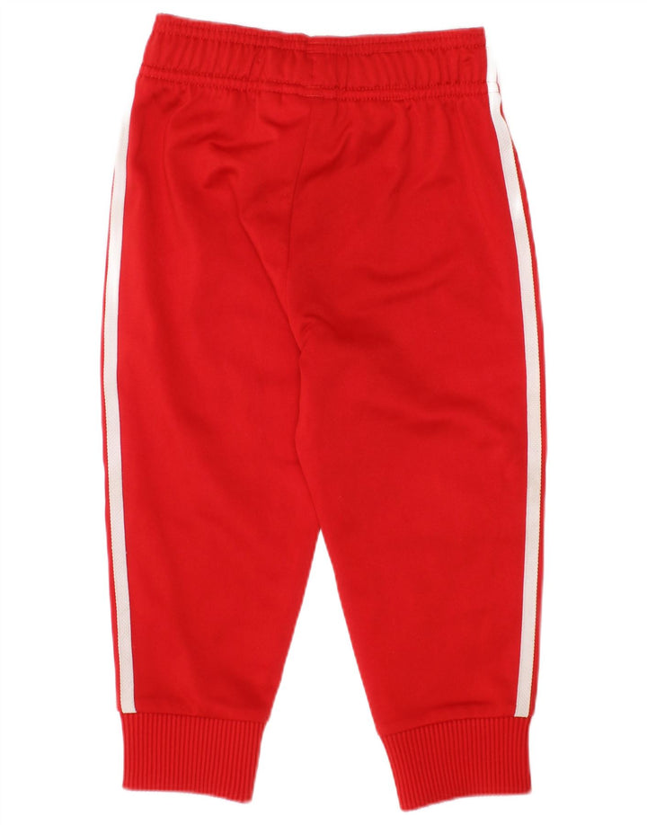 ADIDAS Trainingshose für Babys, Mädchen, 18–24 Monate, rotes Polyester
