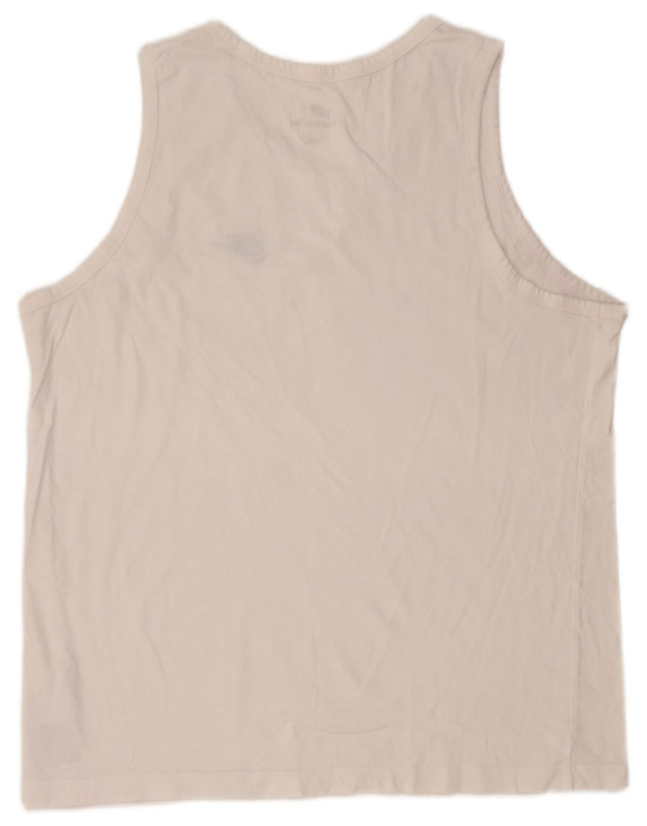 Nike Herren-Trägershirt, groß, aus weißer Baumwolle