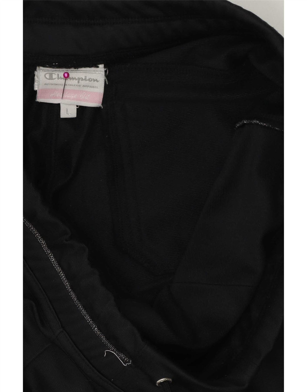 Champion Damen-Trainingshose, UK 14, Größe L, Schwarz, Polyester