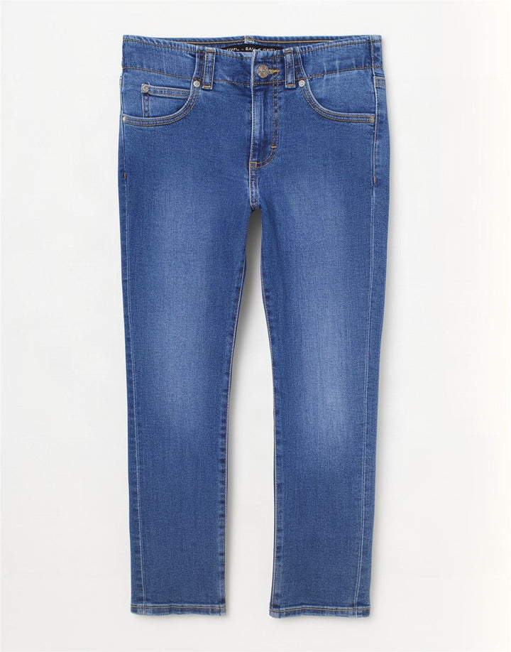 Lee Slim-Jeans für Jungen, 11–12 Jahre, W24, L29, blaue Baumwolle