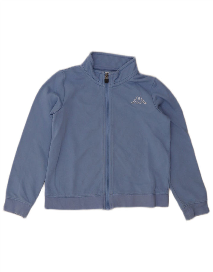 KAPPA Mädchen-Trainingsanzug-Top-Jacke, 7–8 Jahre, Blau