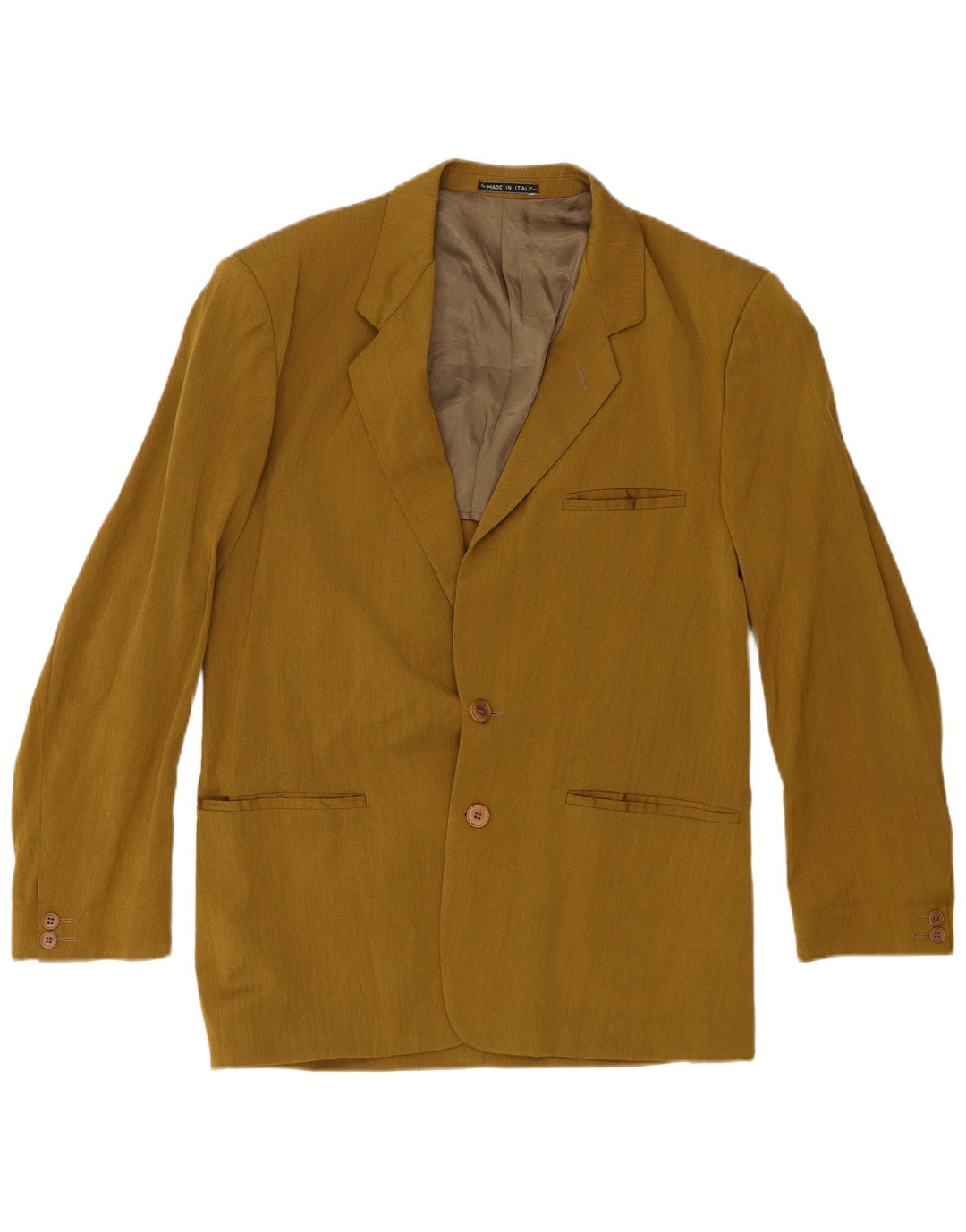 Renato Barbano Herren 2-Knopf-Blazerjacke IT 50 Large Khaki