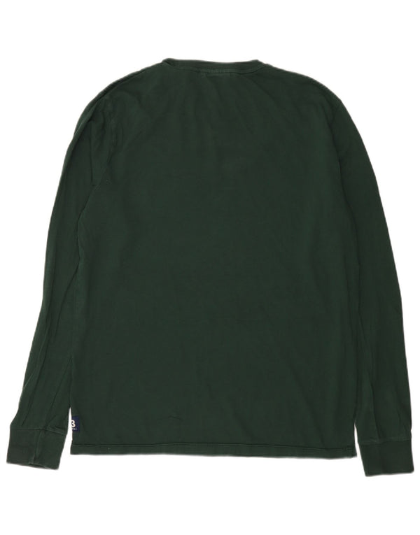 Superdry Herren Graphic Top Langarm XL Grün Baumwolle