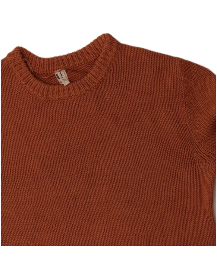 O'Neill Damen-Pullover mit Rundhalsausschnitt, UK 14, mittelorange Baumwolle
