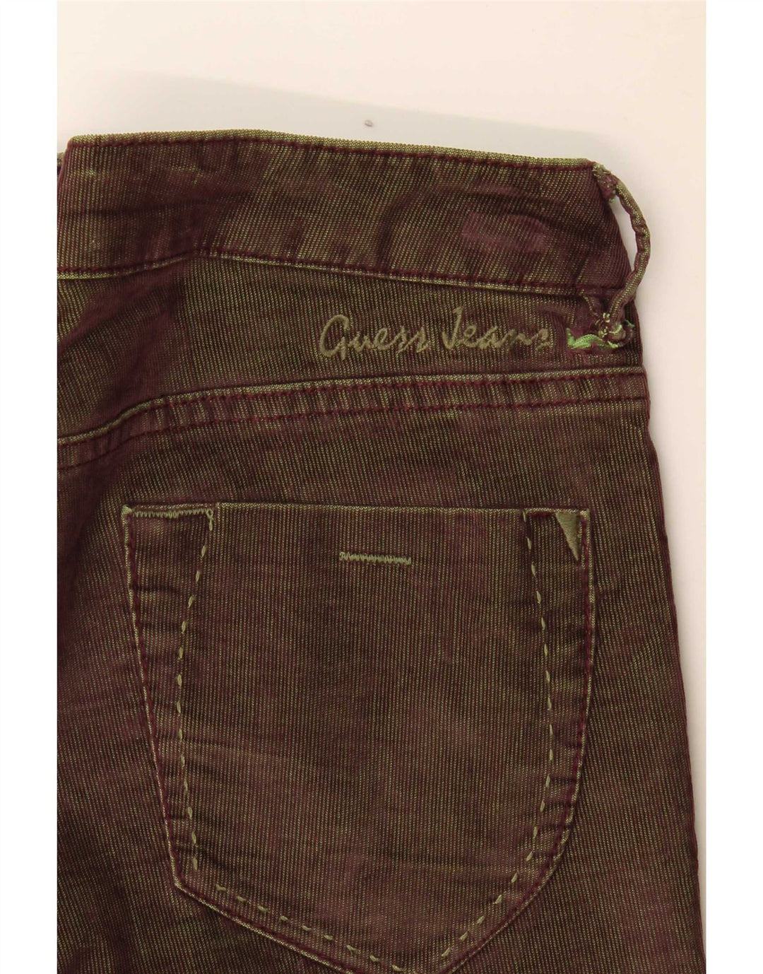 Guess Damen Slim Cordhose W34 L34 Braun