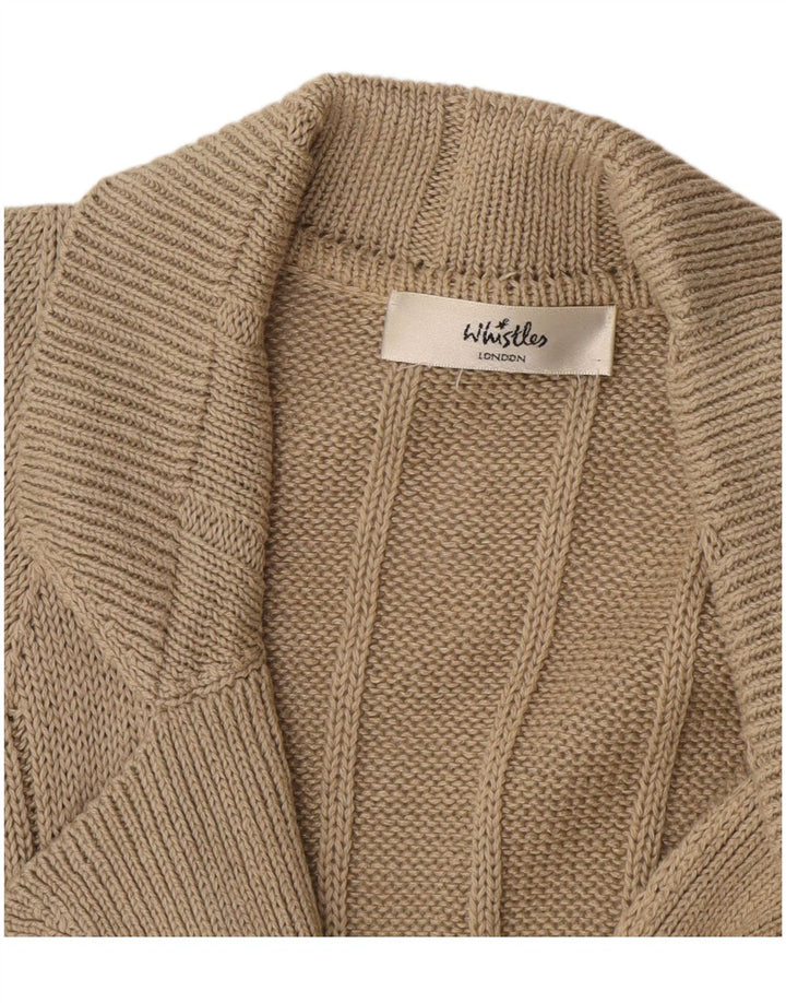 Whistler Damen Longline-Cardigan-Pullover UK 14 Mittelgrau