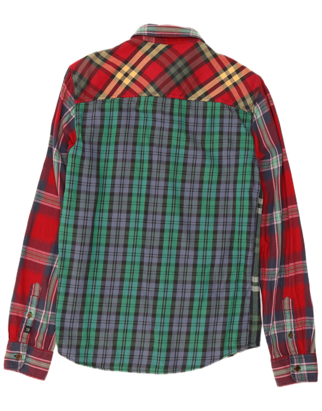Scotch & Soda Herren-Flanellhemd, mittelgroß, mehrfarbig, kariert, Baumwolle