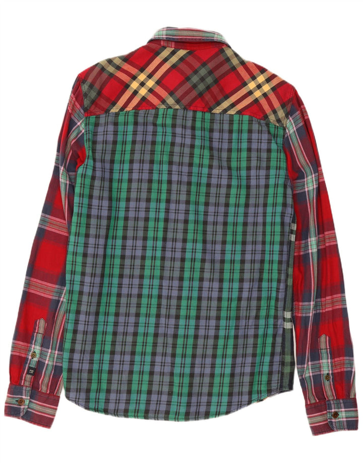Scotch & Soda Herren-Flanellhemd, mittelgroß, mehrfarbig, kariert, Baumwolle