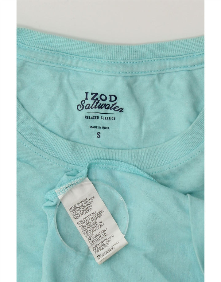 IZOD Salzwasser-T-Shirt für Herren, Größe S, Blau, Baumwolle