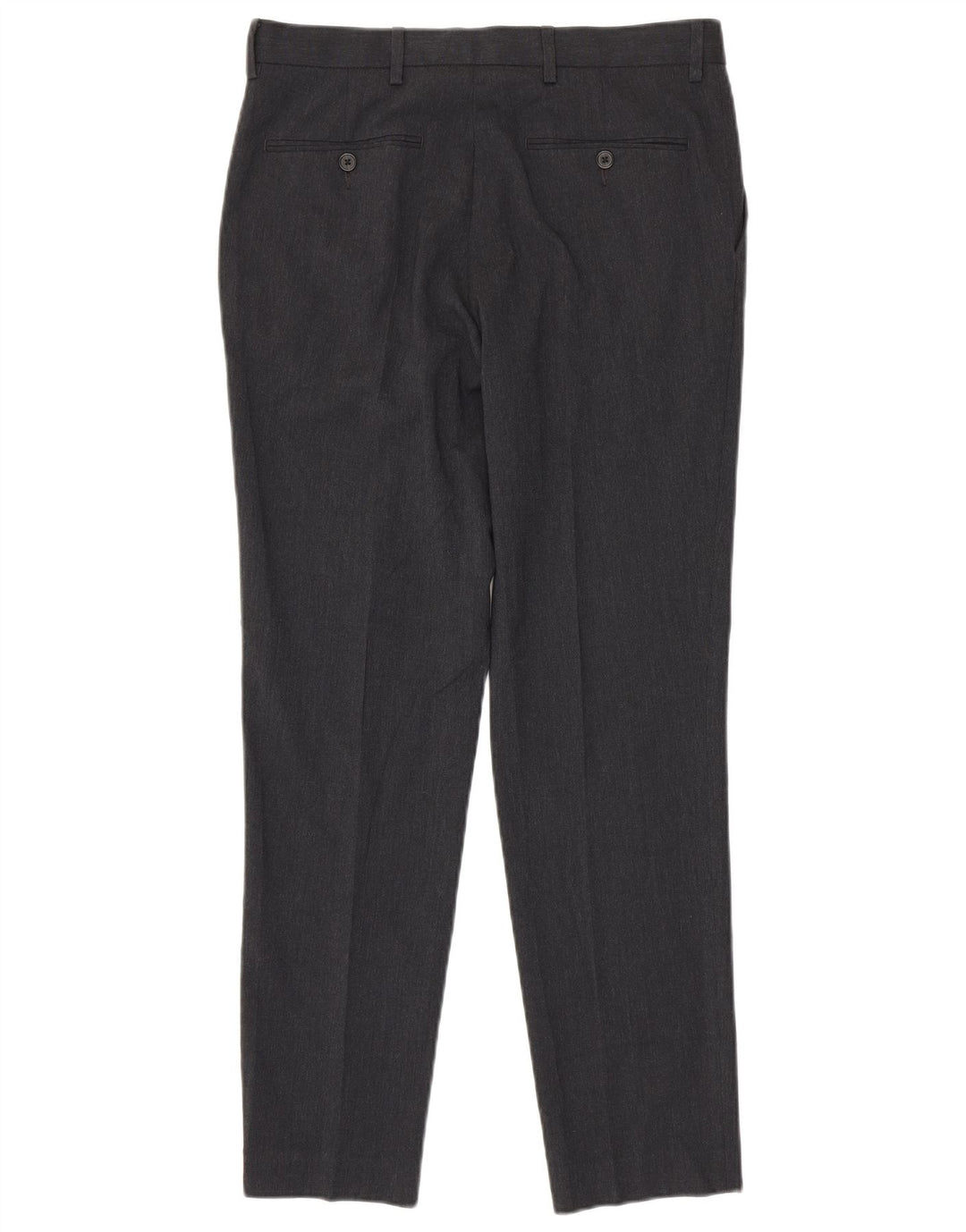 Marks & Spencer Slim-Anzughose für Herren, W32, L31, grau, Polyester