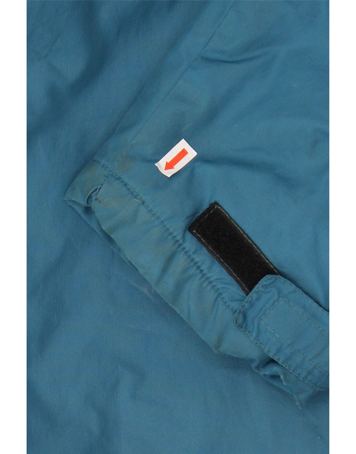 ASICS Herren Windjacke UK 42 XL Blau Colourblock Polyamid