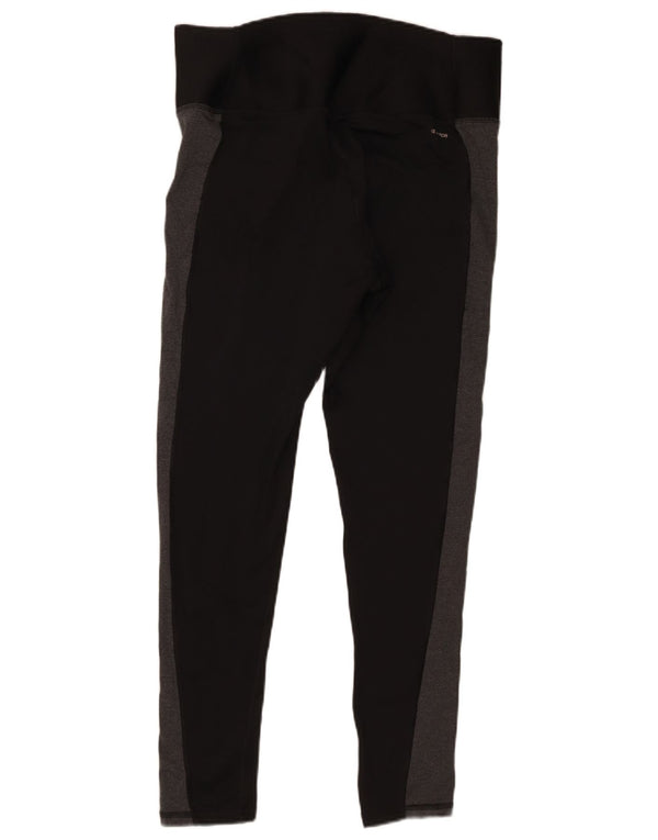 Champion Damen Leggings UK 18 XL Schwarz Colourblock Polyester
