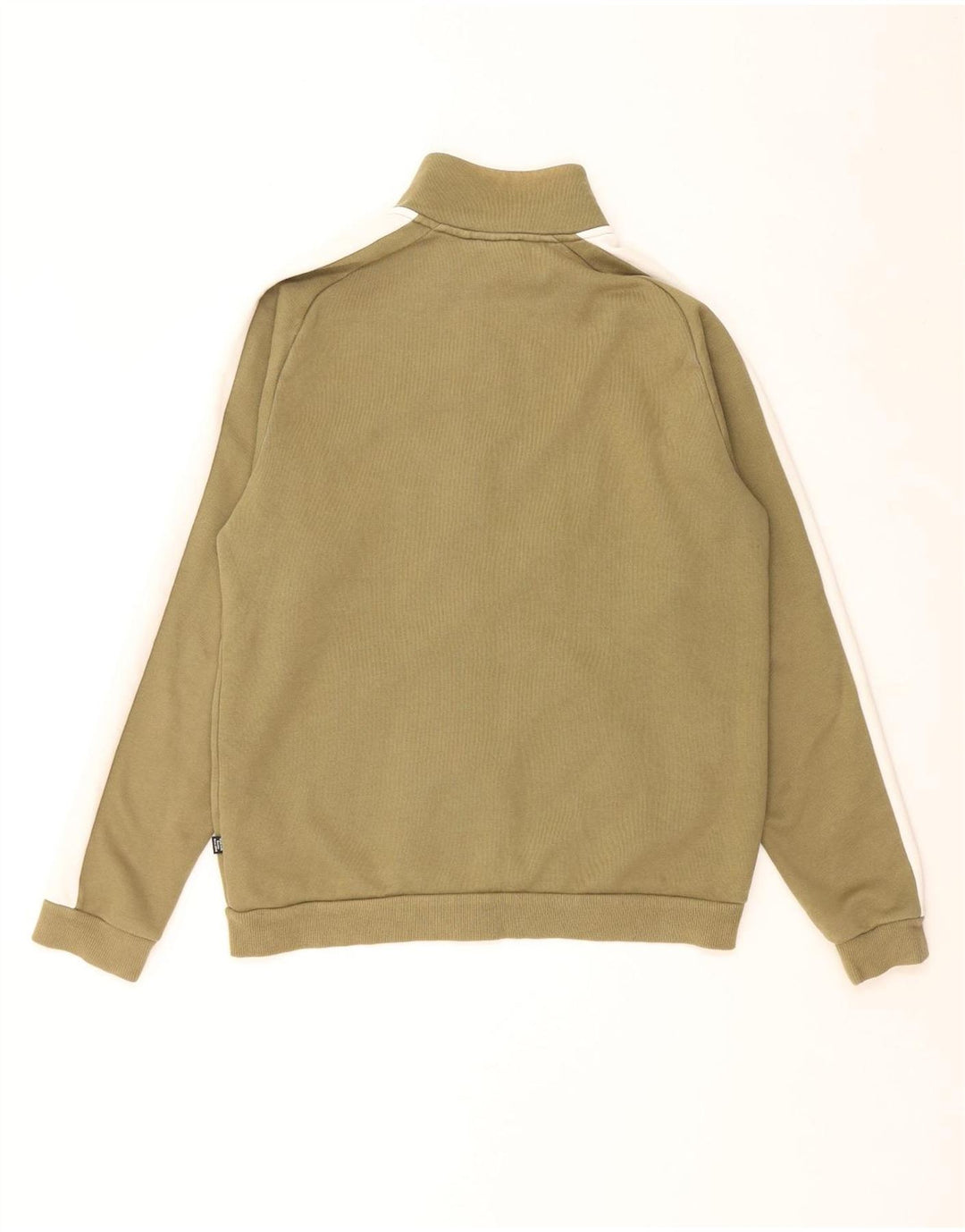 Kompletter Herren-Trainingsanzug von Puma, Mittel-Khaki, Colourblock-Baumwolle