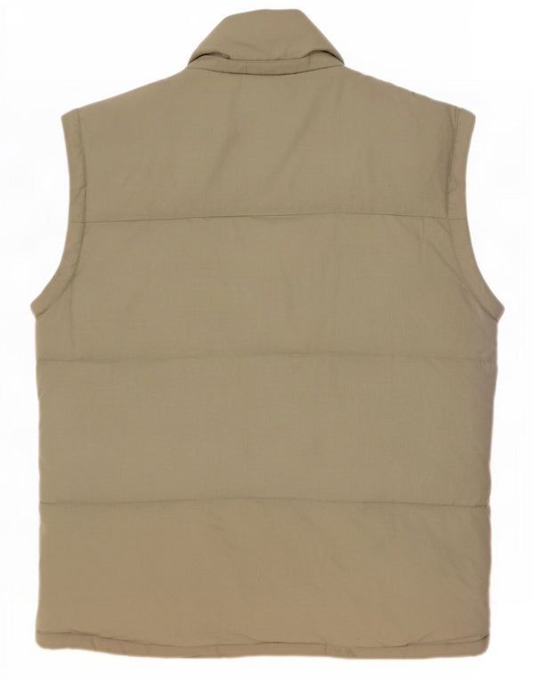 Fila Herren Wattierte Weste UK 40 Large Khaki