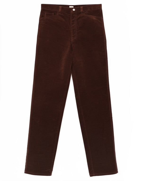 Calvin Klein Damen Gerade Freizeithose W26 L32 Braun