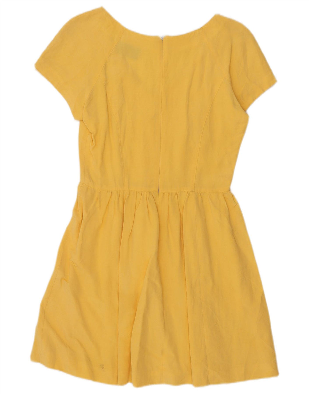 Roccobarocco Damen A-Linien-Kleid UK 10 Small Gelb