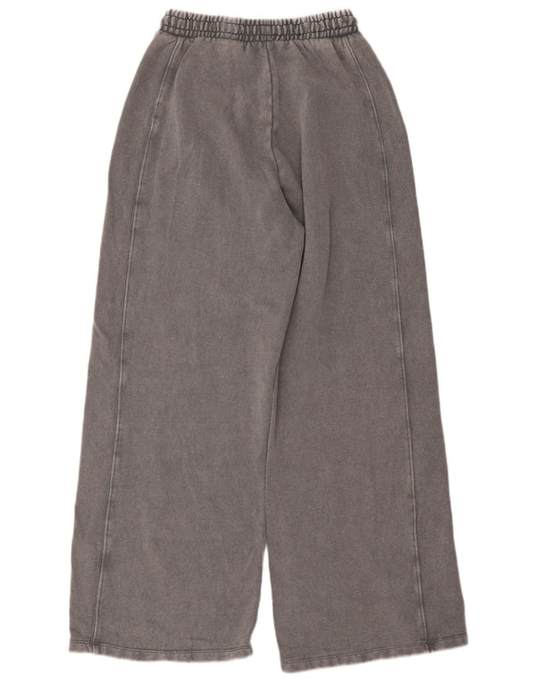 Zara Damen-Trainingshose mit weitem Bein, UK 12, Mittelgrau