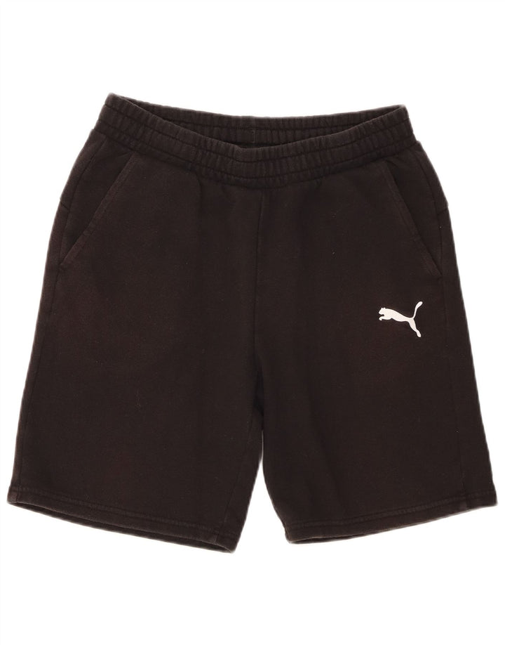 Puma Herren Sportshorts Mittelschwarze Baumwolle