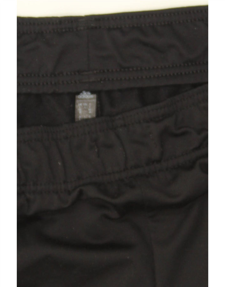 ADIDAS Womens Tracksuit Trousers Joggers UK 14 Large Black Polyester Vintage Adidas and Second-Hand Adidas from Messina Hembry 