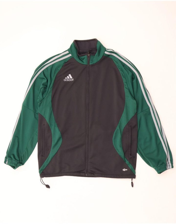 ADIDAS Herren Climacool Trainingsanzug Top Jacke UK 40/42 Medium Schwarz