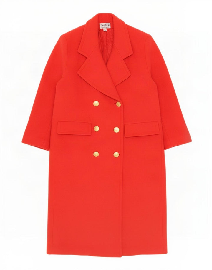 Mansfield Damen Übergroßer zweireihiger Mantel UK 14 Large Rot