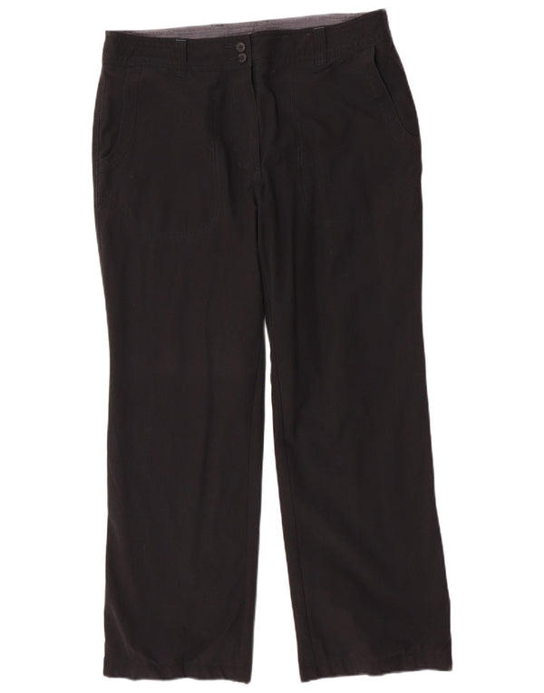 Gerade Chino-Hose für Damen von Rohan, UK 14, Größe L, W34, L29, Schwarz, Polyester