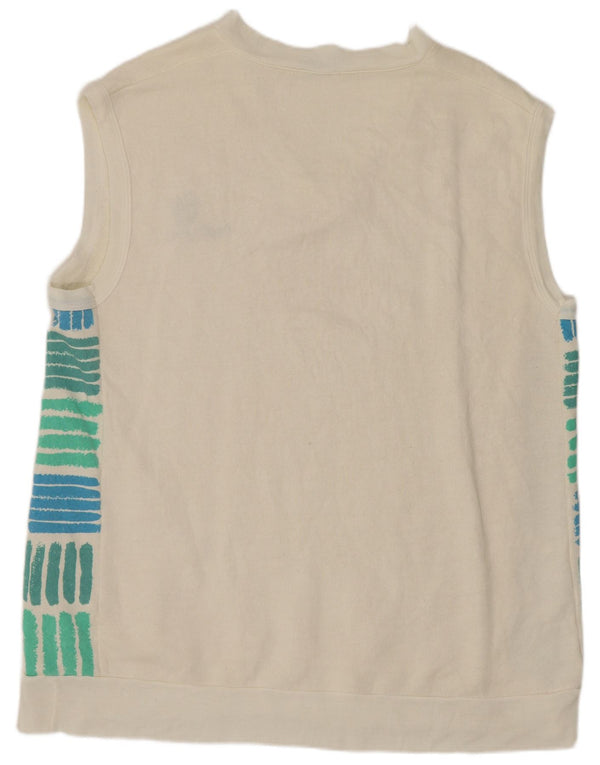 SERGIO TACCHINI Herren Sweatshirt Pullover 2XL Off White Colourblock