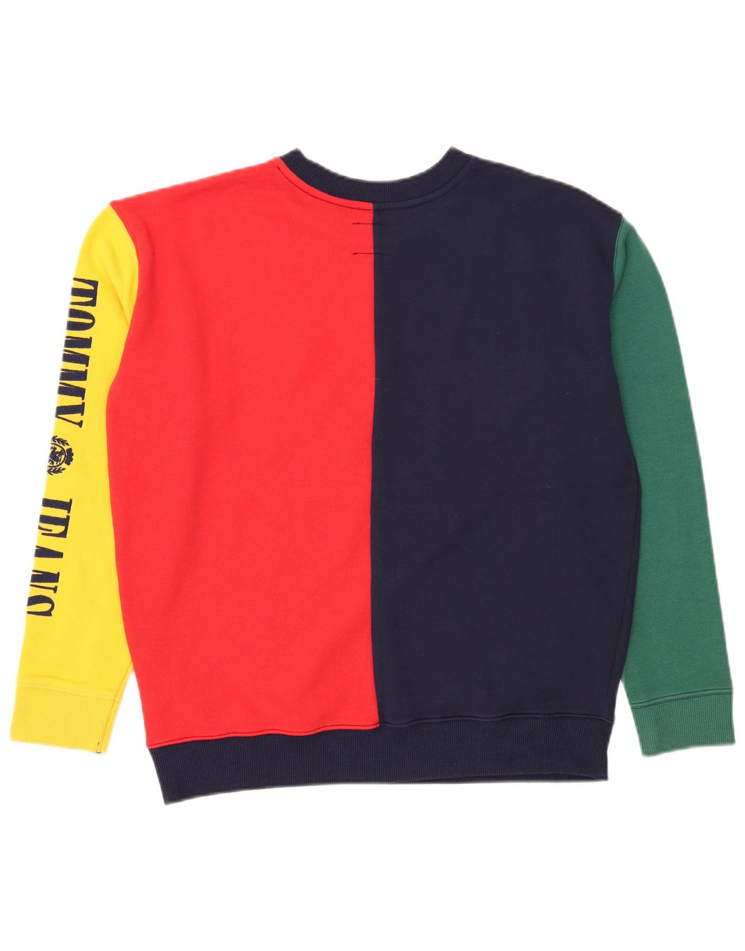 Tommy Hilfiger Herren-Sweatshirt-Pullover, mittelgroß, mehrfarbig, Farbblock