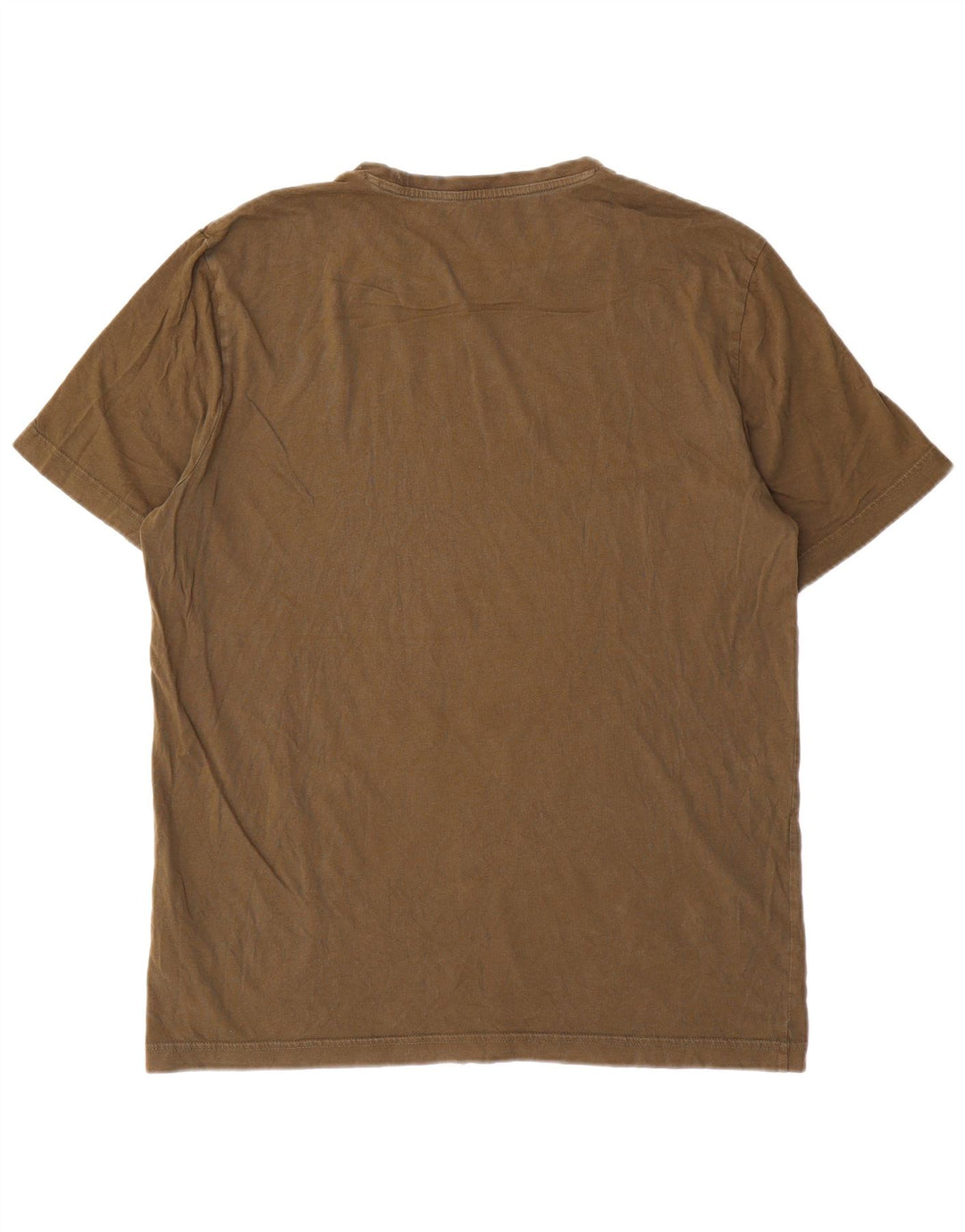 Puma Herren Grafik-T-Shirt-Oberteil, groß, grüne Baumwolle