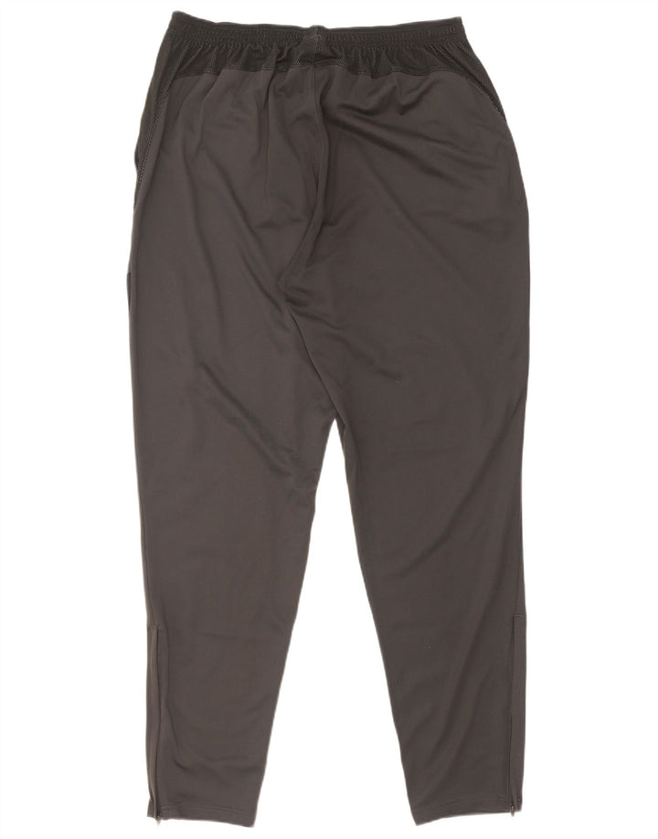 Nike Herren Dri Fit Trainingshose XL Graues Colourblock-Polyester