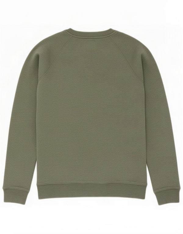 Jack Wills Damen Sweatshirt Pullover UK 10 Small Green Cotton