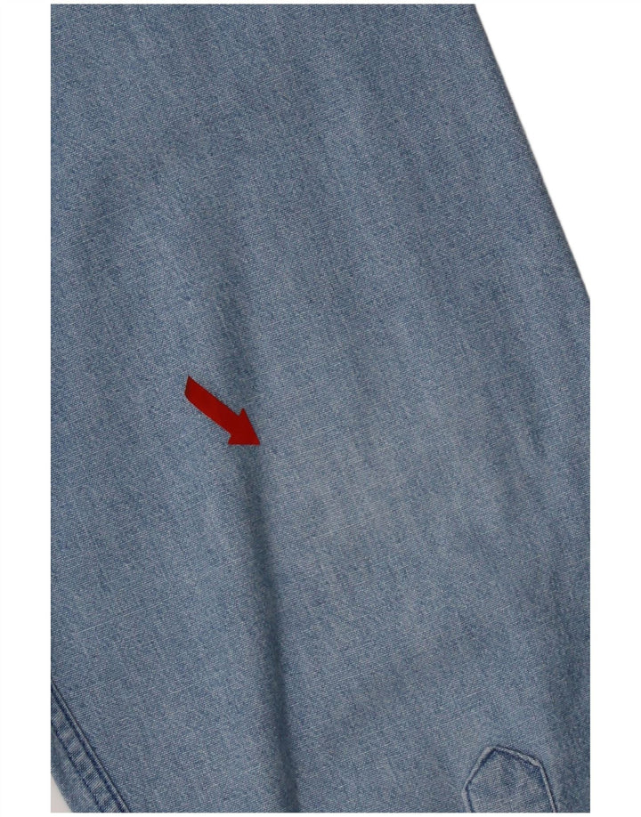 Fay Herren-Jeanshemd, große blaue Baumwolle