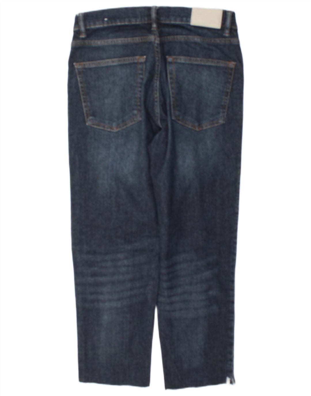 Kurze Jeans von Zara für Damen, W32, L24, Marineblau