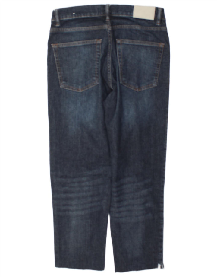 Kurze Jeans von Zara für Damen, W32, L24, Marineblau