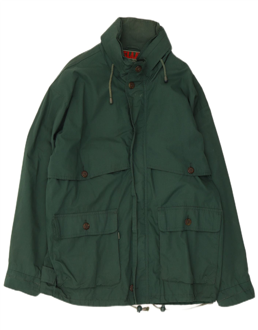 Slam Herren-Utility-Jacke mit Kapuze, UK 40, Größe L, grün, Polyester
