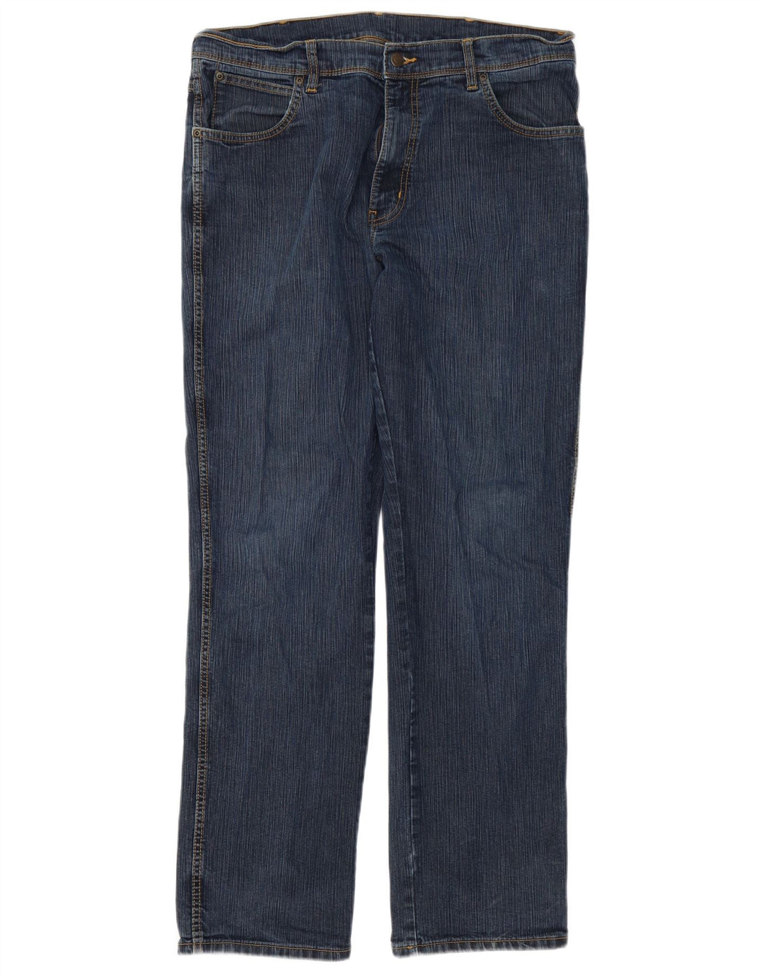 Wrangler Herren-Jeans mit normaler Passform, gerade Passform, W38, L32, Blau, Baumwolle