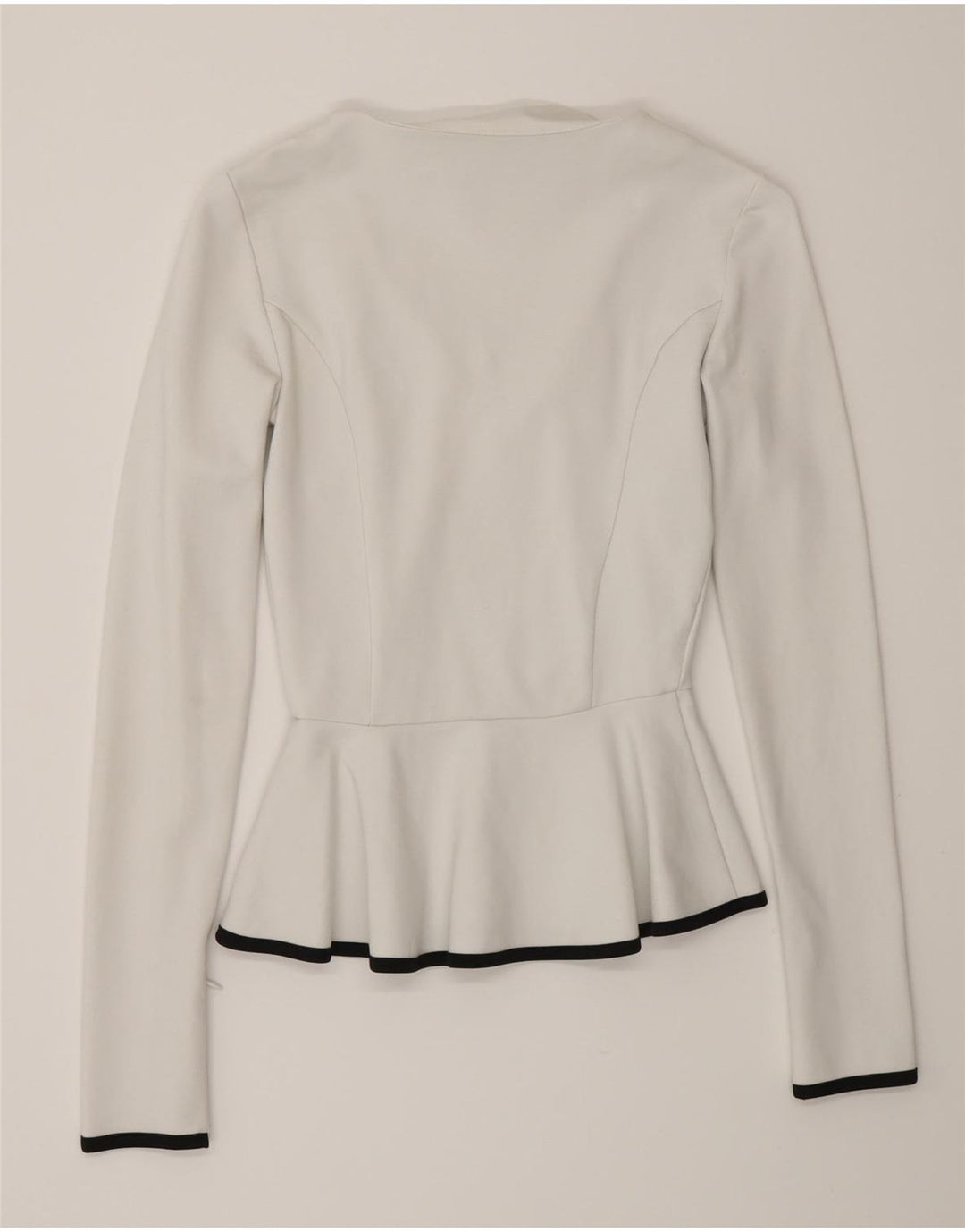 Armani Exchange Damen Blazer Jacke UK 6 XS Weiße Viskose