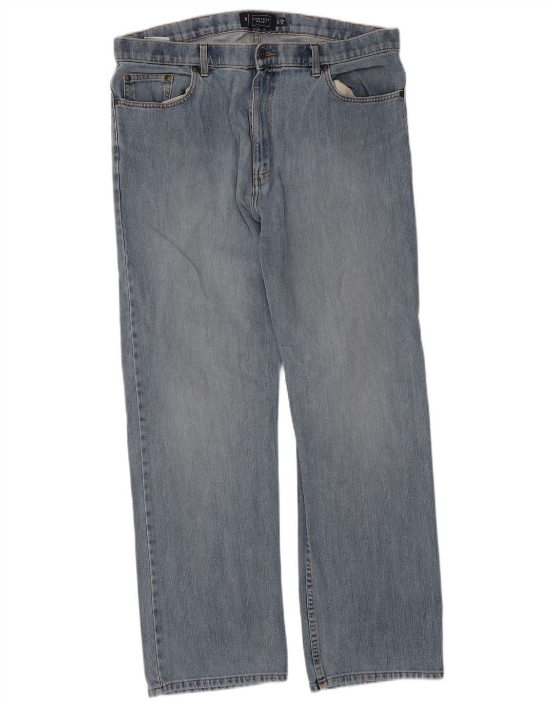 Marks & Spencer Herren Blue Harbor Straight Jeans W38 L31 Baumwolle