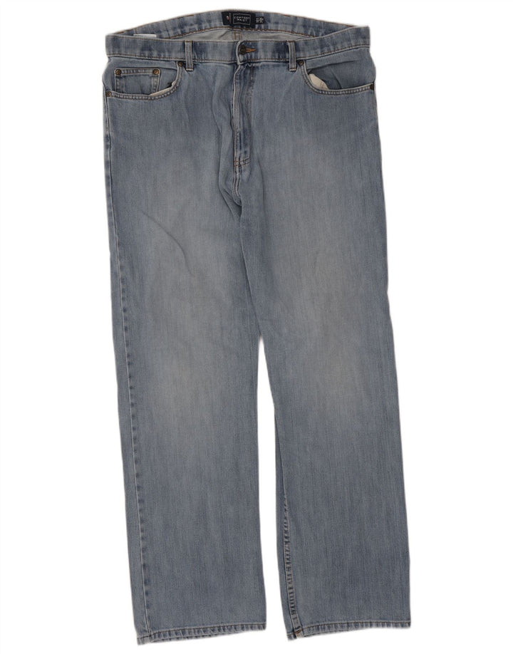 Marks & Spencer Herren Blue Harbor Straight Jeans W38 L31 Baumwolle