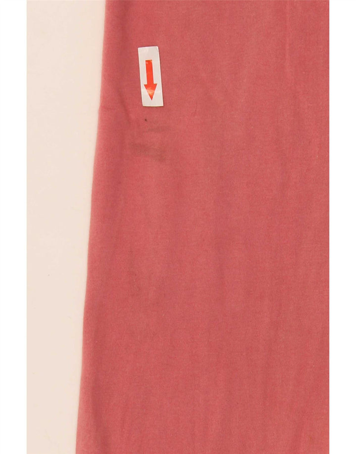 Adidas Damen Leggings UK 12 Mittelrosa Baumwolle