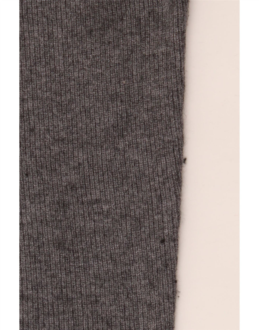 Massimo Dutti Herren Rollkragenpullover aus mittelgrauer Wolle