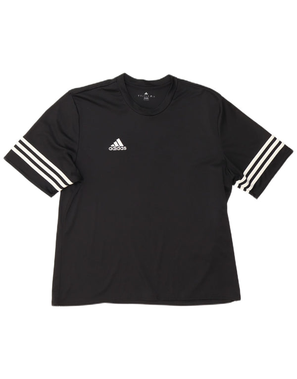 Adidas Herren Climalite T-Shirt Top XL Schwarz