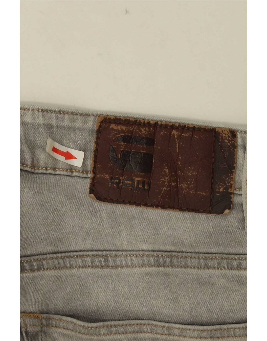 G-Star Herren 3301 Jeansshorts W32 Mittelgrau