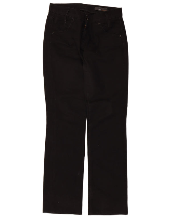 Lee Damen Lynn Straight Freizeithose W30 L33 Schwarz Baumwolle