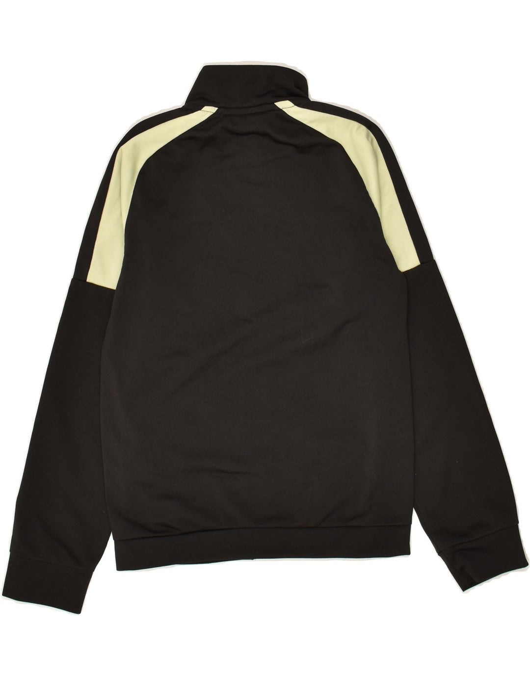 PUMA Boys Graphic Tracksuit Top Jacket 9-10 Years Black Colourblock | Vintage Puma | Thrift | Second-Hand Puma | Used Clothing | Messina Hembry 