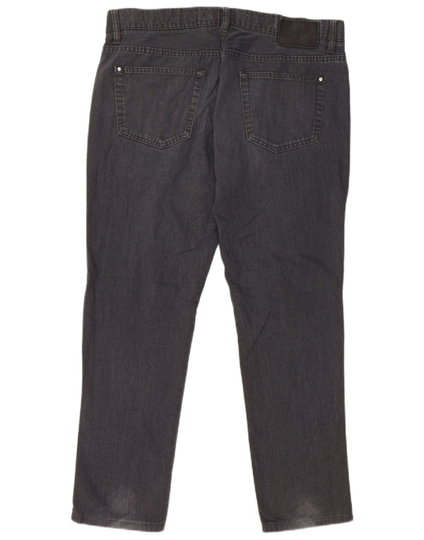 Hugo Boss Herren Tapered Jeans W34 L28 Graue Baumwolle